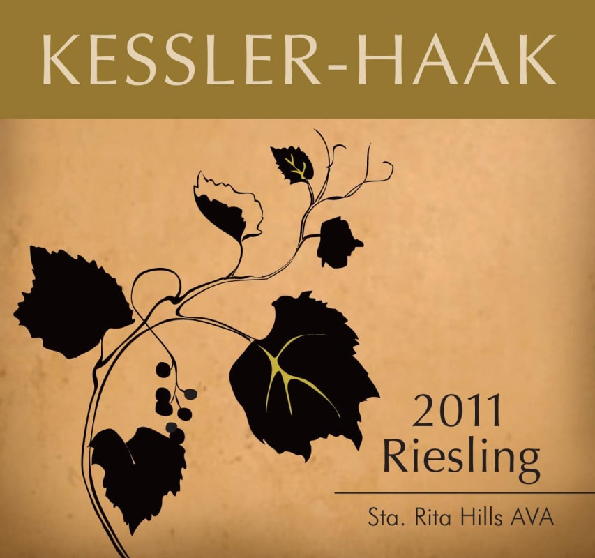 Kessler-Haak Vineyard and Winery Riesling 2011 Front Label