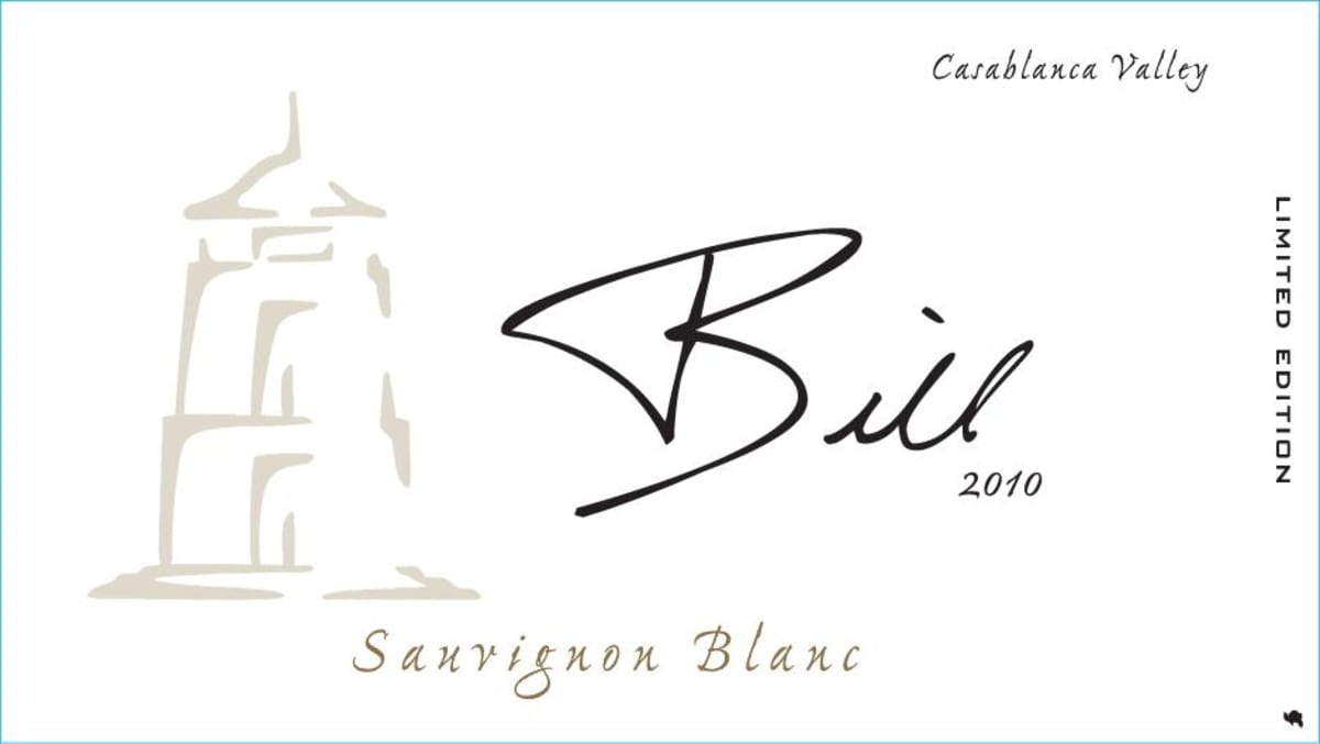 William Cole Vineyards (Chile) Bill Sauvignon Blanc 2010 Front Label