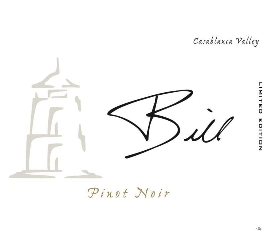 William Cole Vineyards (Chile) Bill Pinot Noir 2008 Front Label