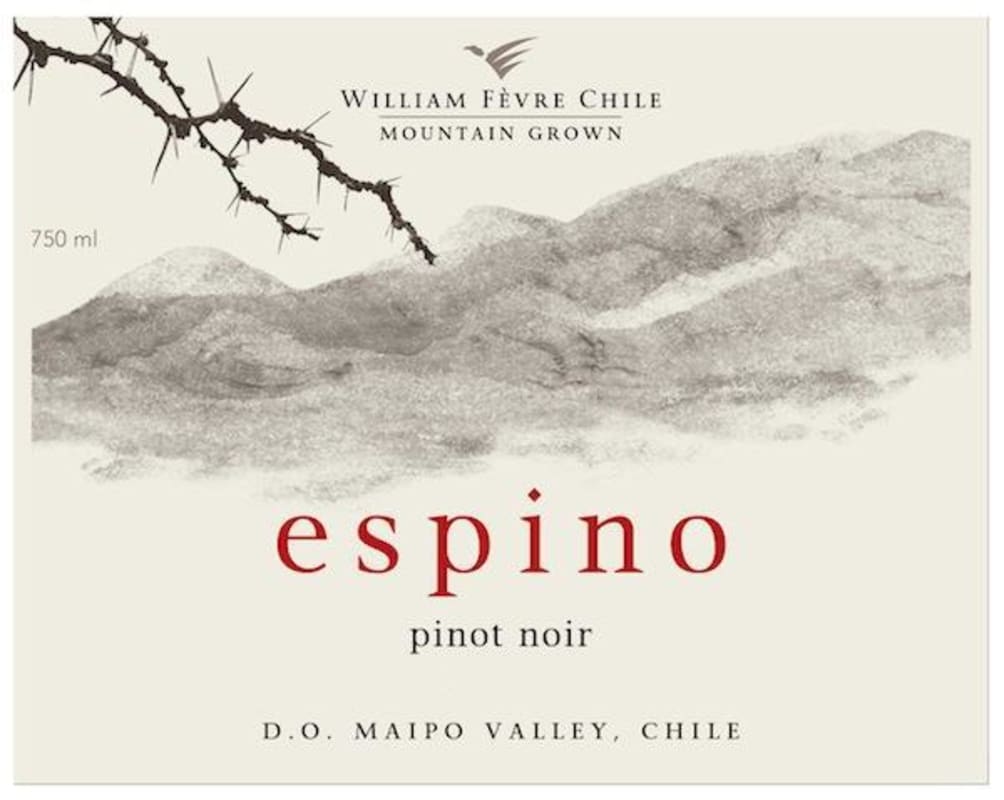 William Fevre (Chile) Espino Pinot Noir 2013 Front Label