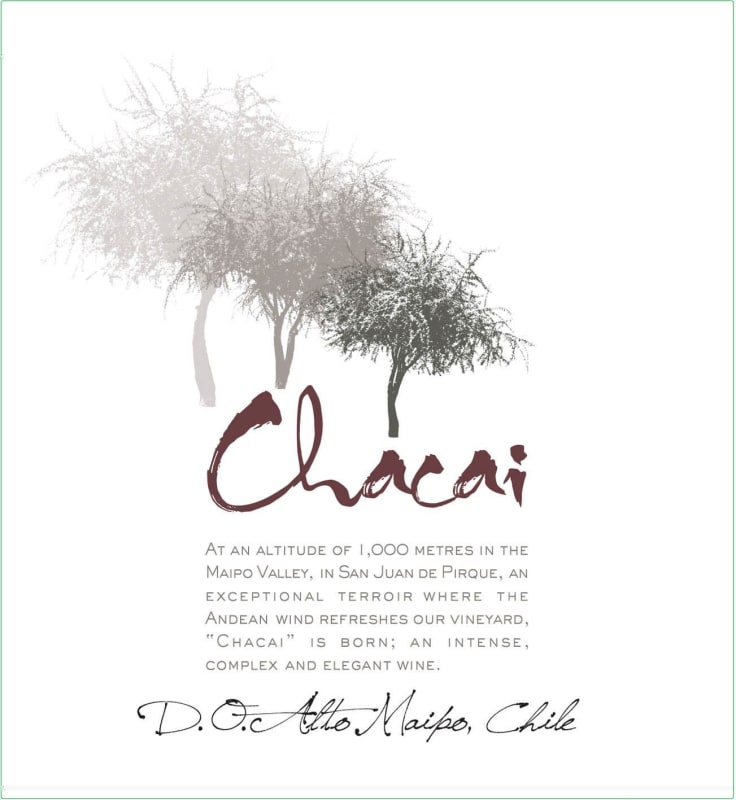 William Fevre (Chile) Chacai 2010 Front Label