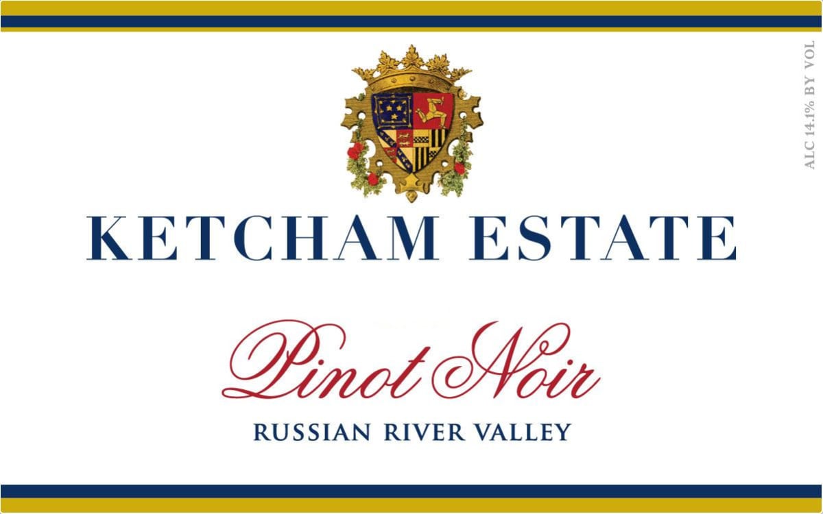 Ketcham Estate Pinot Noir 2012 Front Label