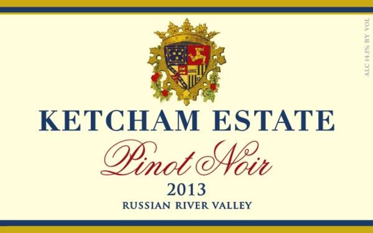 Ketcham Estate Pinot Noir 2013 Front Label