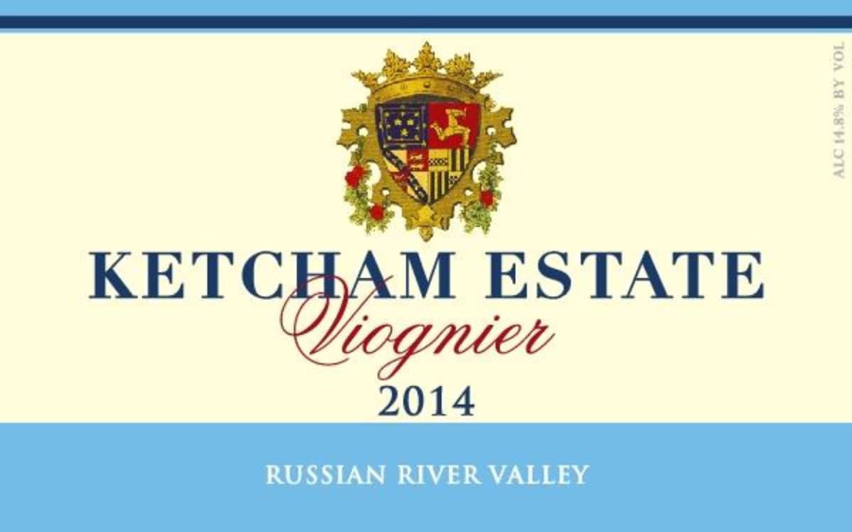 Ketcham Estate Viognier 2014 Front Label