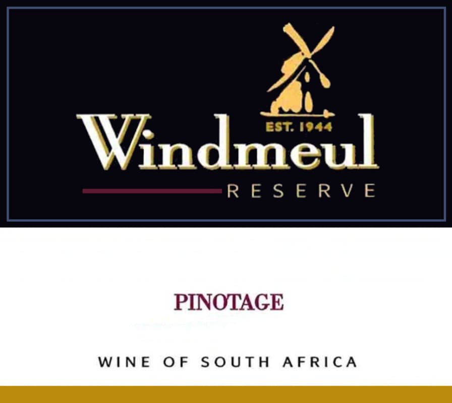 Windmeul Kelder Reserve Pinotage 2013 Front Label