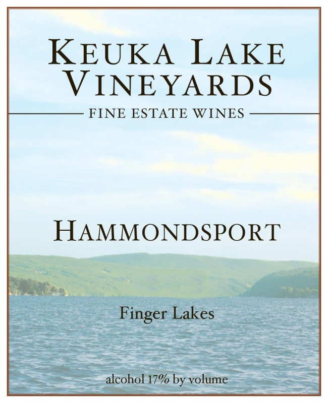Keuka Lake Vineyards Hammondsport 2014 Front Label