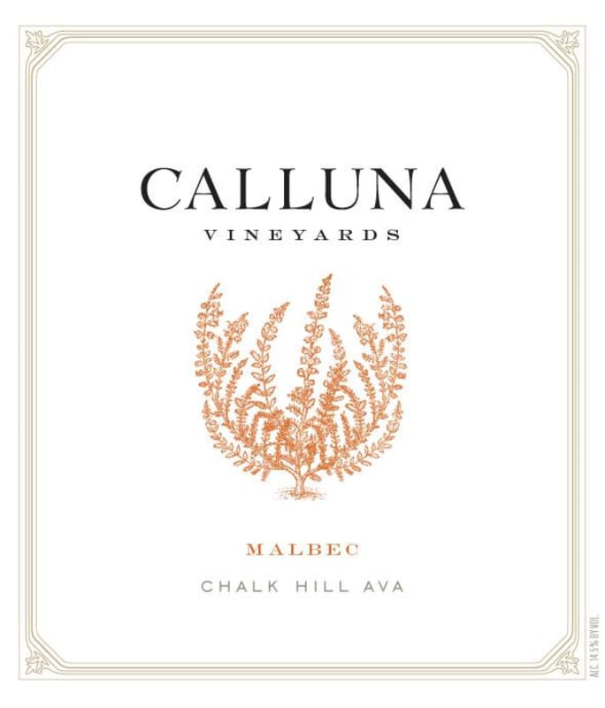 Calluna Malbec 2012 Front Label