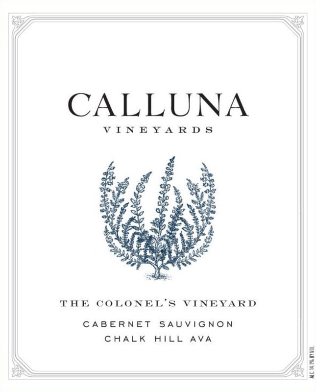 Calluna The Colonel's Vineyard Cabernet Sauvignon 2009 Front Label