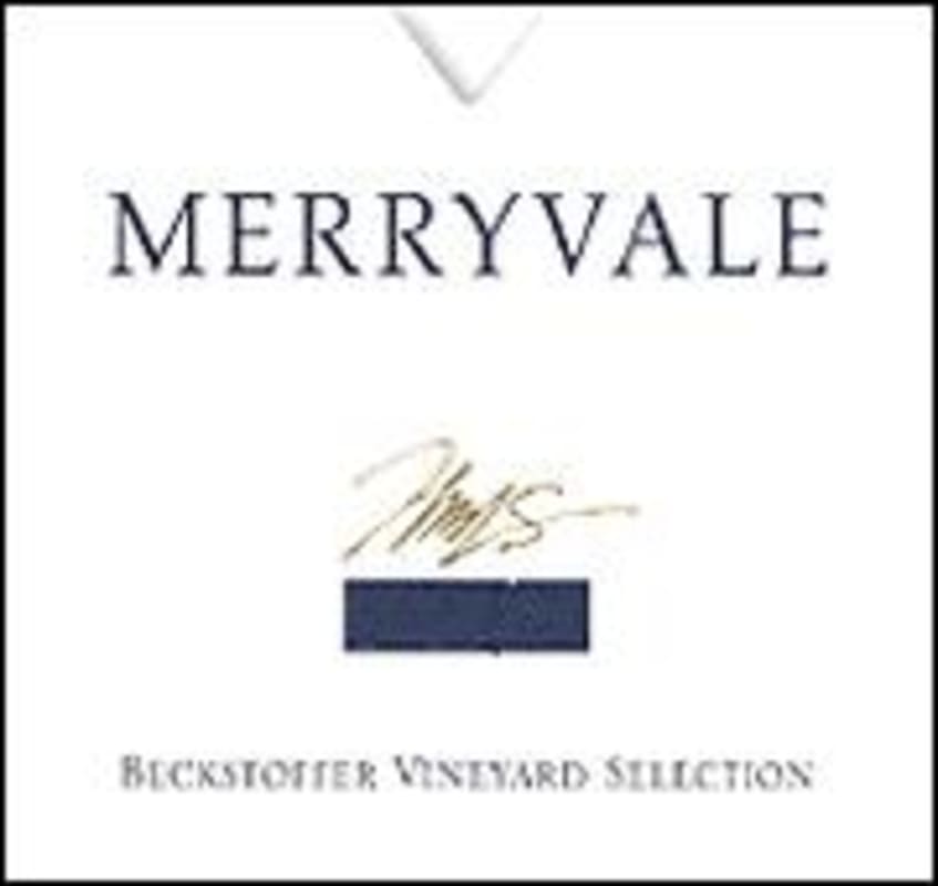 Merryvale Beckstoffer Vineyard Selection 1998 Front Label