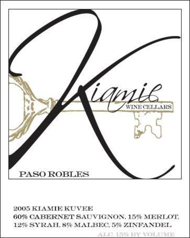 Kiamie Wine Cellars Kiamie Kuvee 2005 Front Label
