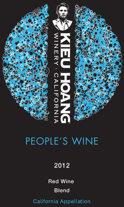 Kieu Hoang Winery Peoples Wine 2012 Front Label