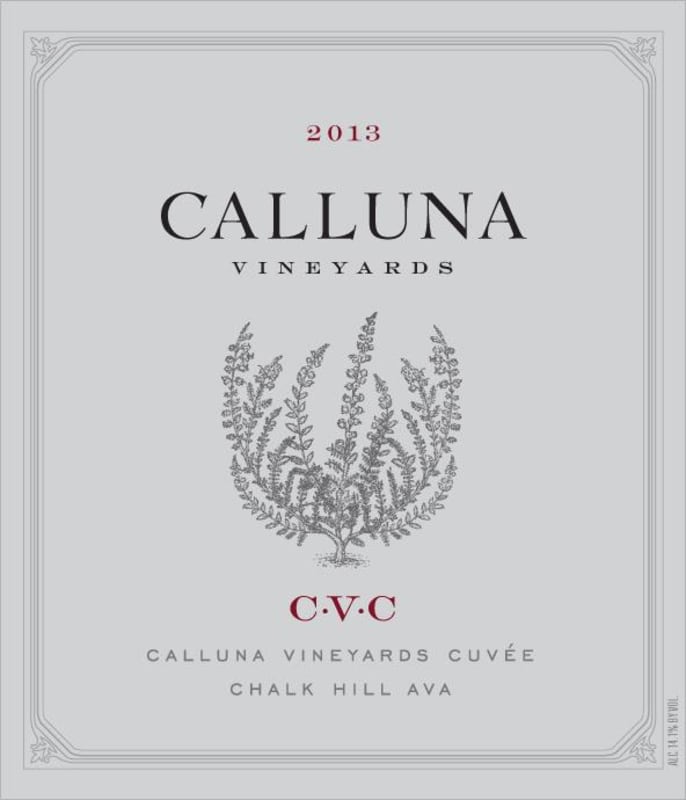 Calluna Calluna Vineyards Cuvee 2013 Front Label