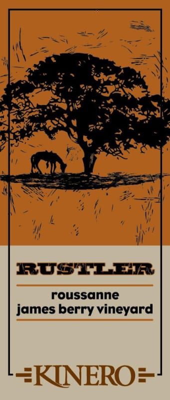 Kinero Cellars Rustler James Berry Vineyard Roussanne 2011 Front Label
