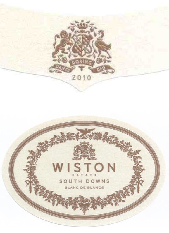Wiston Estate Winery Blanc de Blancs 2010 Front Label
