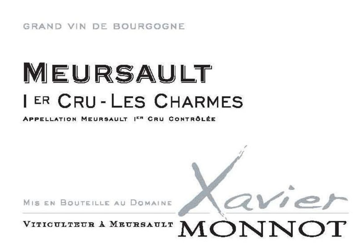 Xavier Monnot Meursault Les Charmes Premier Cru 2010 Front Label