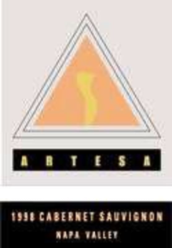 Artesa Napa Valley Cabernet Sauvignon 1998 Front Label