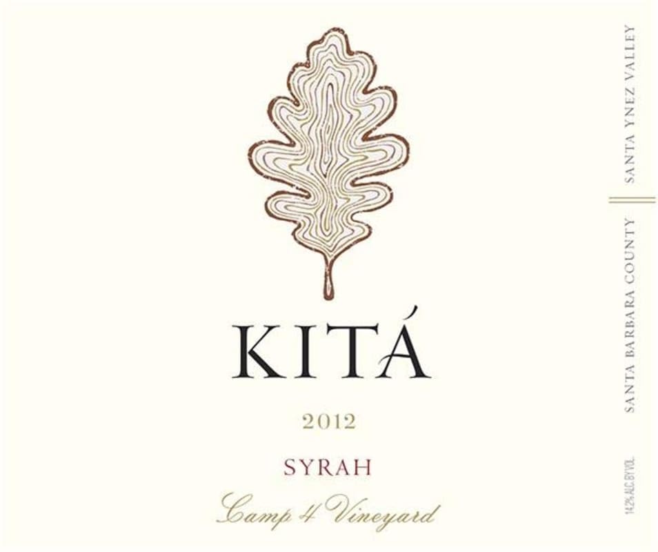 Kita Wines Camp 4 Vineyard Syrah 2012 Front Label
