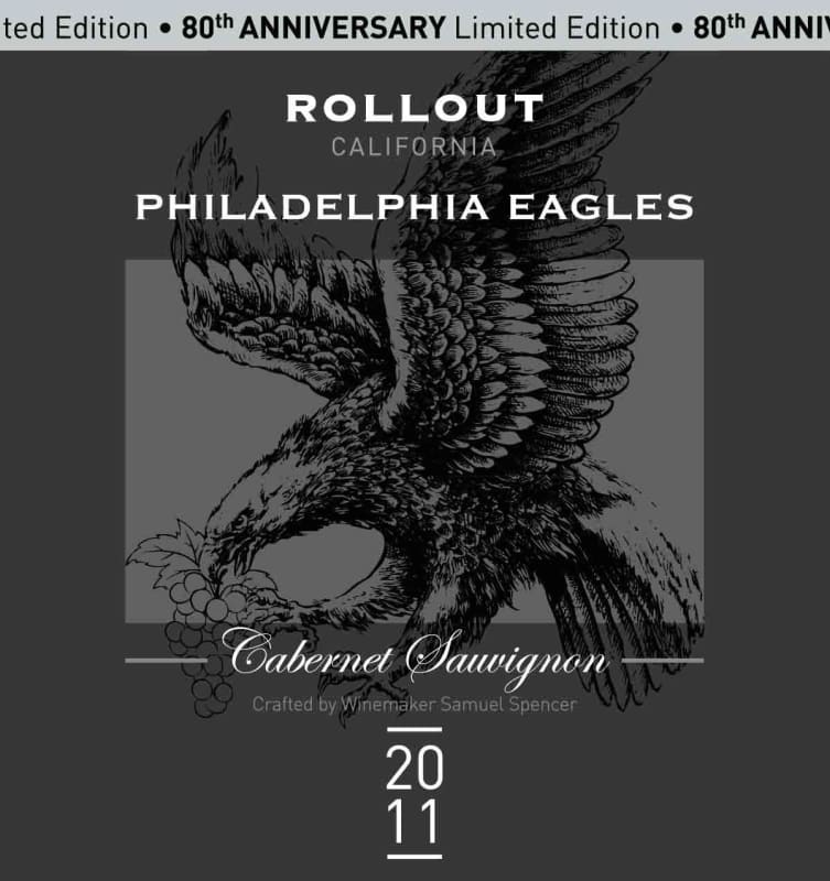 Cameron Hughes Philadelphia Eagles 80th Anniversary Rollout Cabernet Sauvignon 2011 Front Label