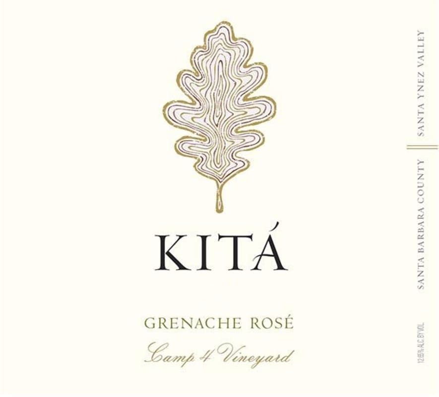 Kita Wines Camp 4 Vineyard Grenache Rose 2015 Front Label