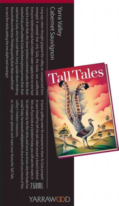 Yarrawood Estate Tall Tales Cabernet Sauvignon 2003 Front Label