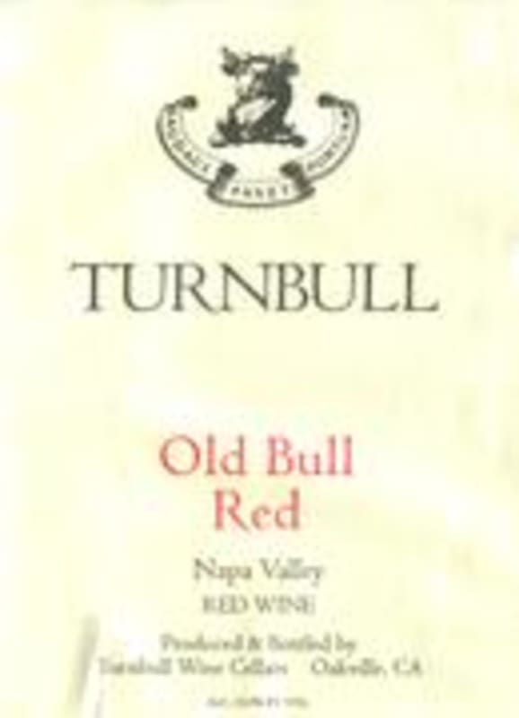 Turnbull Old Bull Red 1997 Front Label