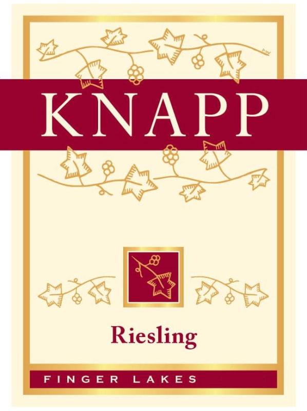 Knapp Vineyards Riesling 2013 Front Label