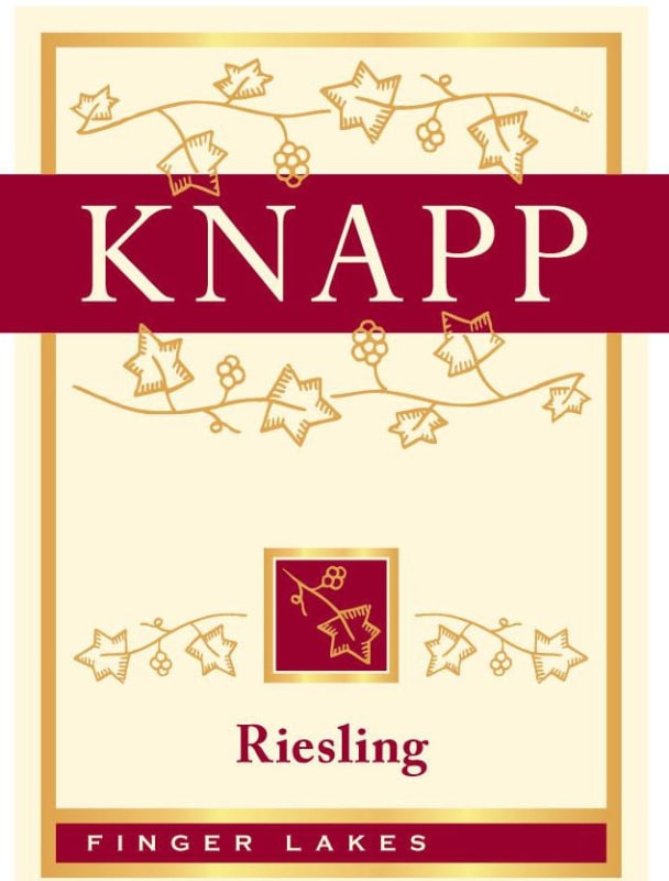 Knapp Vineyards Riesling 2014 Front Label
