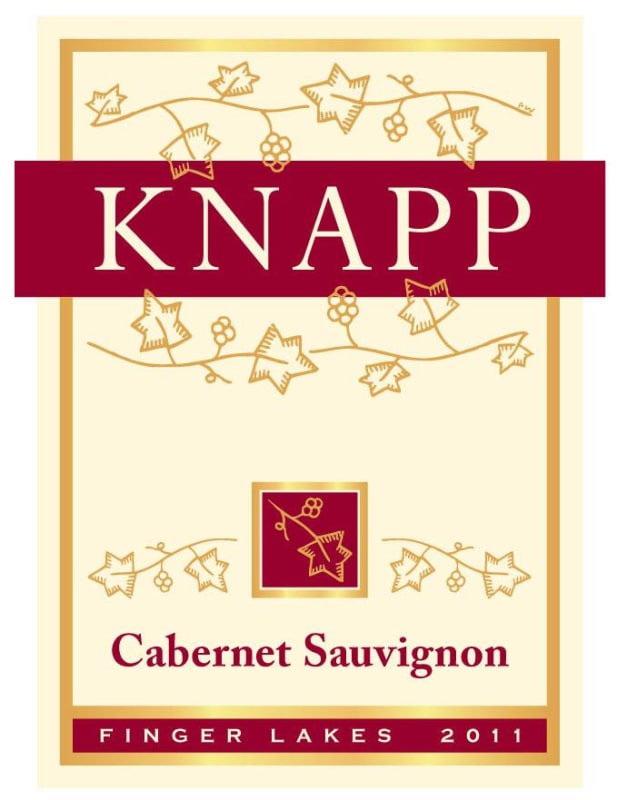 Knapp Vineyards Cabernet Sauvignon 2011 Front Label