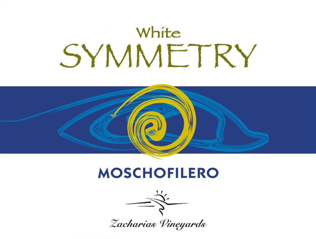 Zacharias Vineyards White Symmetry Moschofilero 2014 Front Label