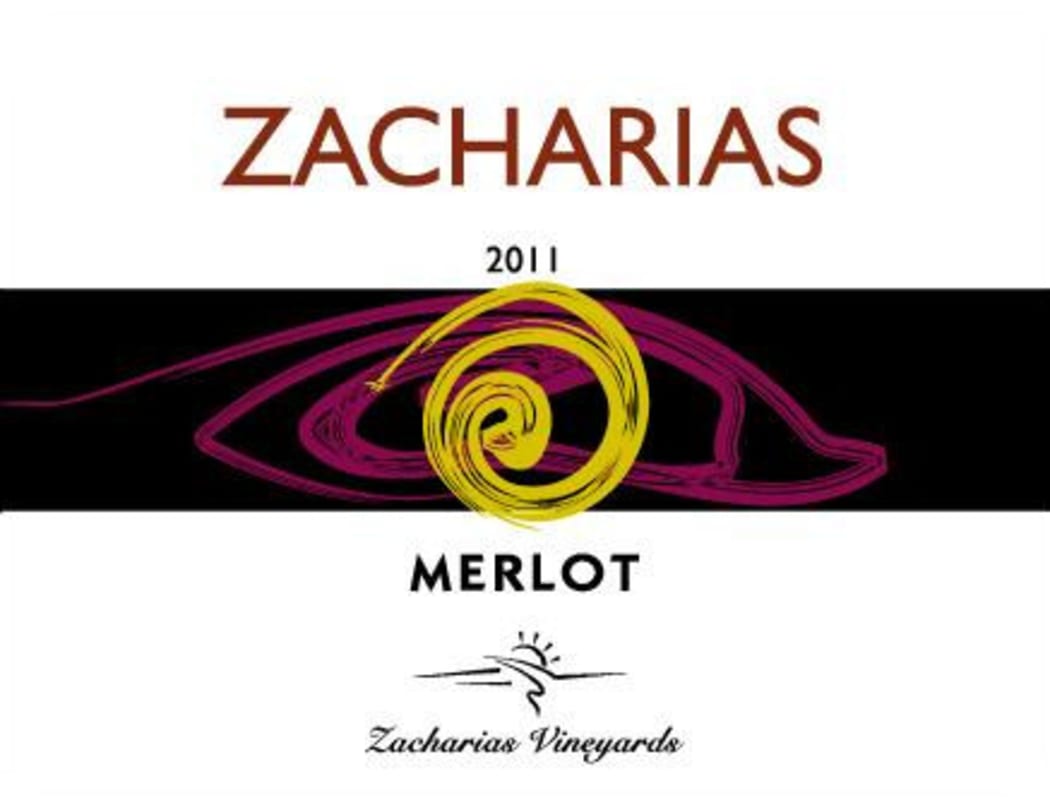 Zacharias Vineyards Merlot 2011 Front Label