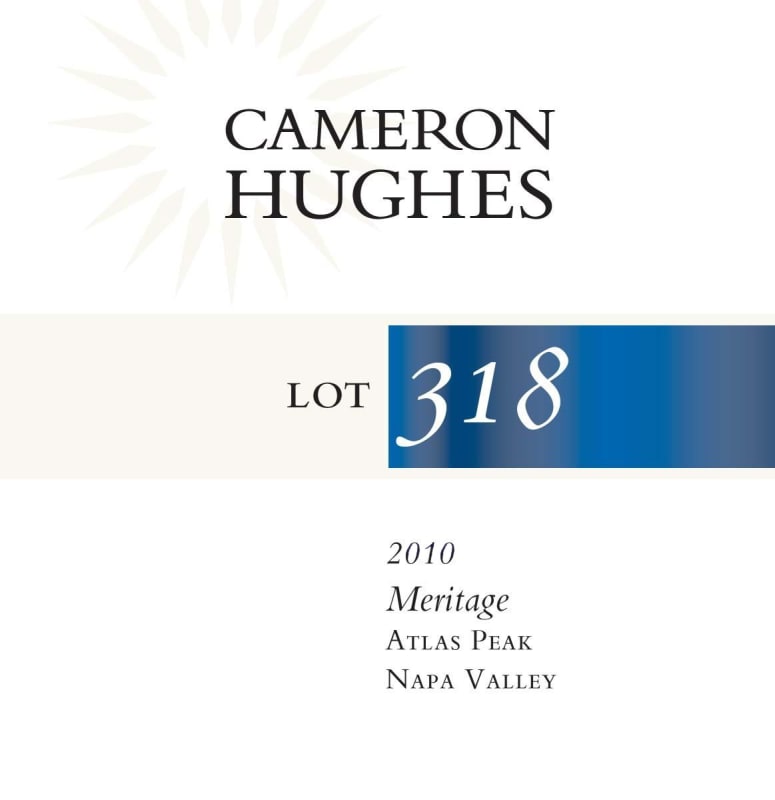 Cameron Hughes Lot 318 Meritage 2010 Front Label