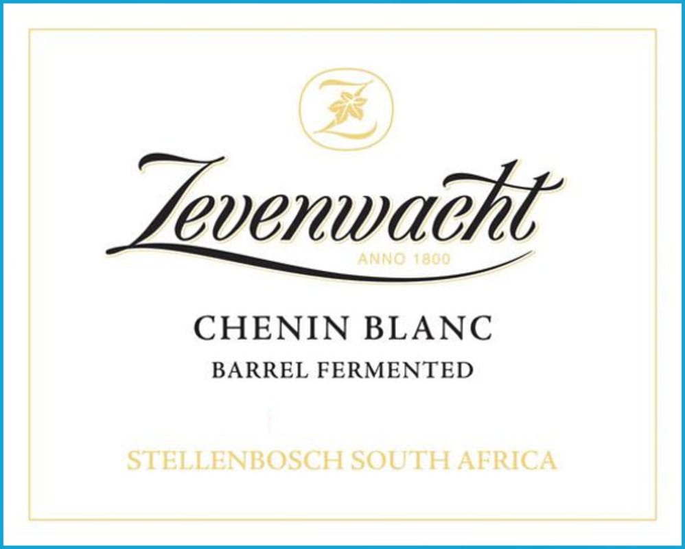 Zevenwacht Wine Estate Chenin Blanc 2015 Front Label