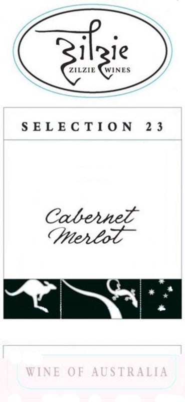 Zilzie Wines Selection 23 Cabernet Merlot 2009 Front Label