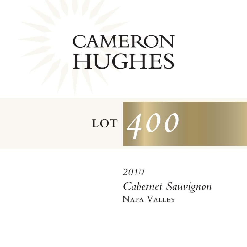 Cameron Hughes Lot 400 Cabernet Sauvignon 2010 Front Label