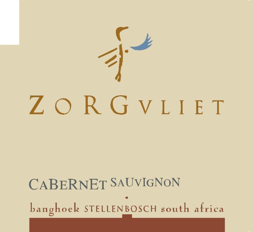Zorgvliet Cabernet Sauvignon 2005 Front Label