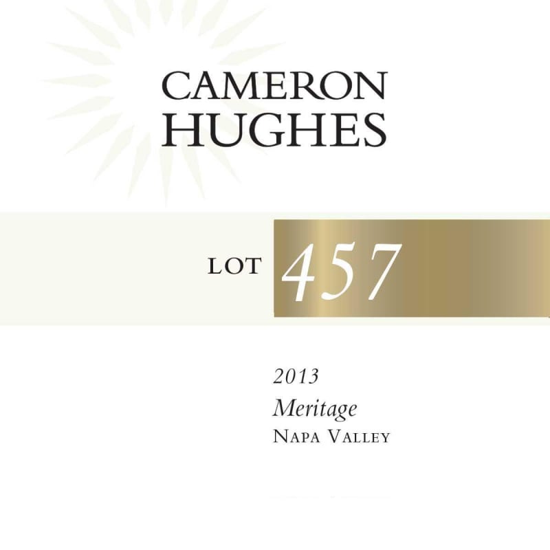 Cameron Hughes Lot 457 Meritage 2013 Front Label