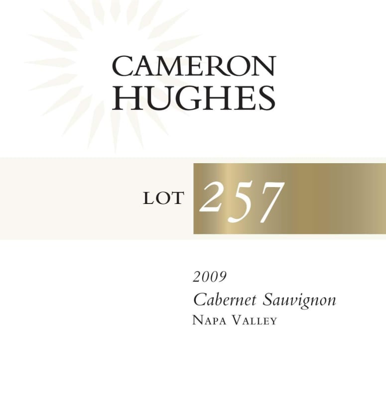 Cameron Hughes Lot 257 Cabernet Sauvignon 2009 Front Label