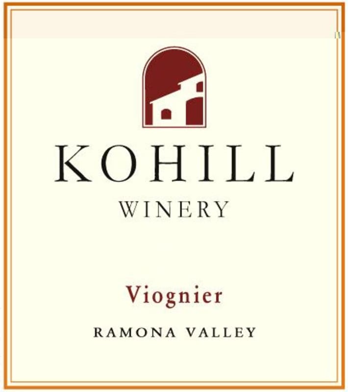 Kohill Winery Viognier 2013 Front Label