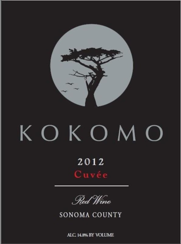 Kokomo Cuvee Red 2012 Front Label