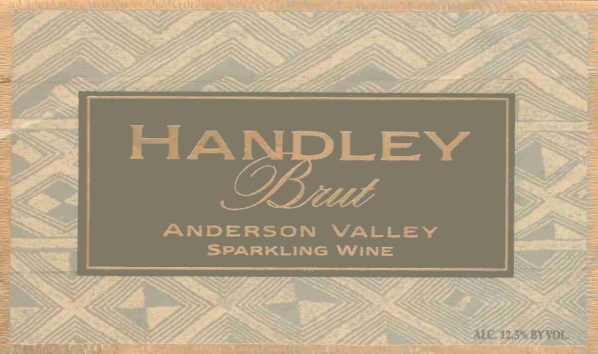 Handley Brut 1997 Front Label