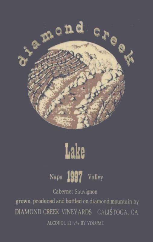 Diamond Creek Lake Cabernet Sauvignon 1997 Front Label