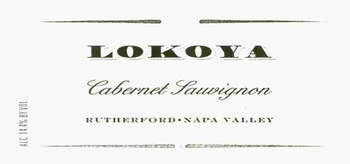Lokoya Rutherford Cabernet Sauvignon 1998 Front Label