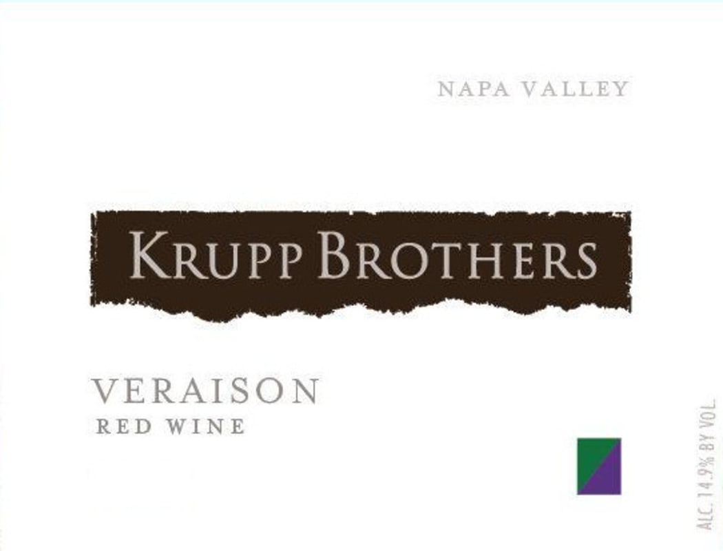 Krupp Brothers Estates Veraison Red 2010 Front Label