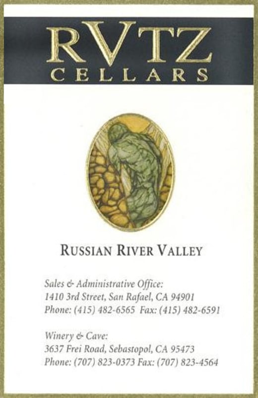 Rutz Cellars Maison Grand Cru Chardonnay 2000 Front Label