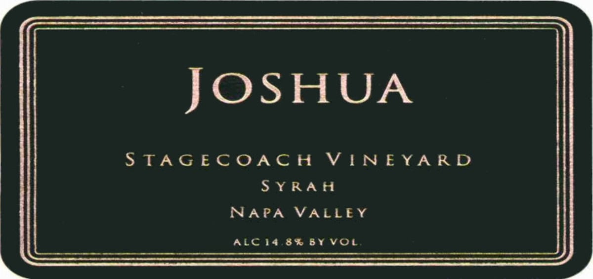 Krupp Brothers Estates Joshua Stagecoach Vineyard Super Tuscan Blend 2006 Front Label