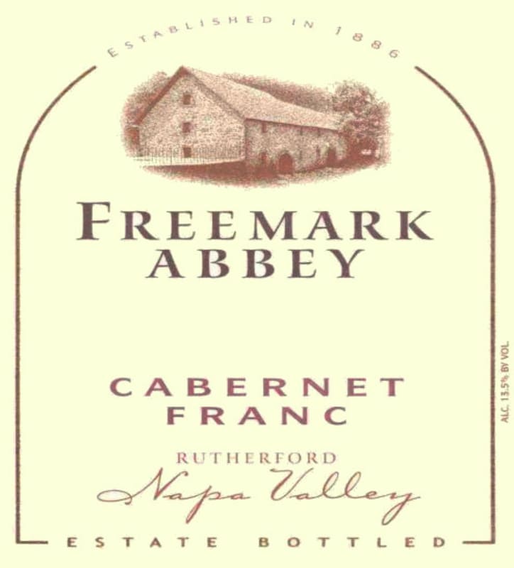 Freemark Abbey Cabernet Franc 2001 Front Label