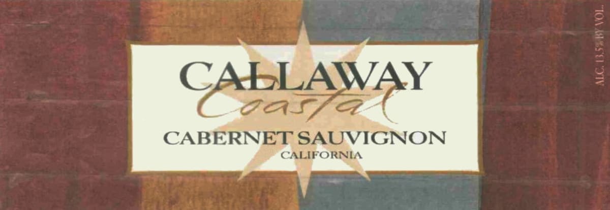 Callaway Coastal Cabernet Sauvignon 2001 Front Label