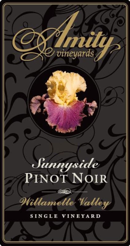 Amity Sunnyside Pinot Noir 2002 Front Label