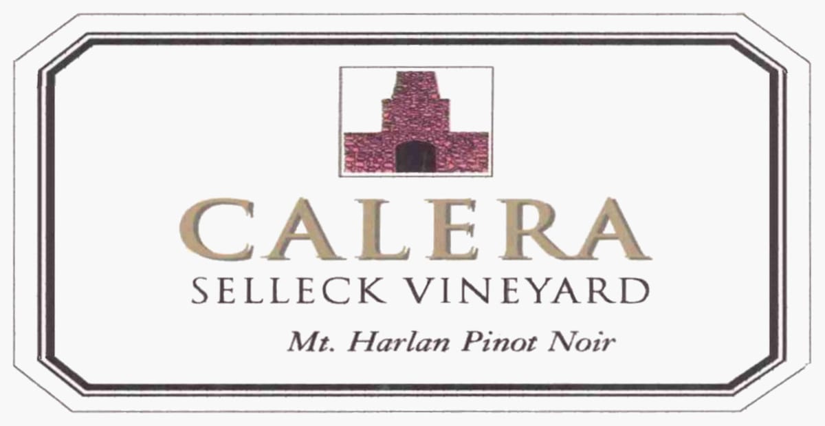 Calera Selleck Vineyard Pinot Noir 2003 Front Label