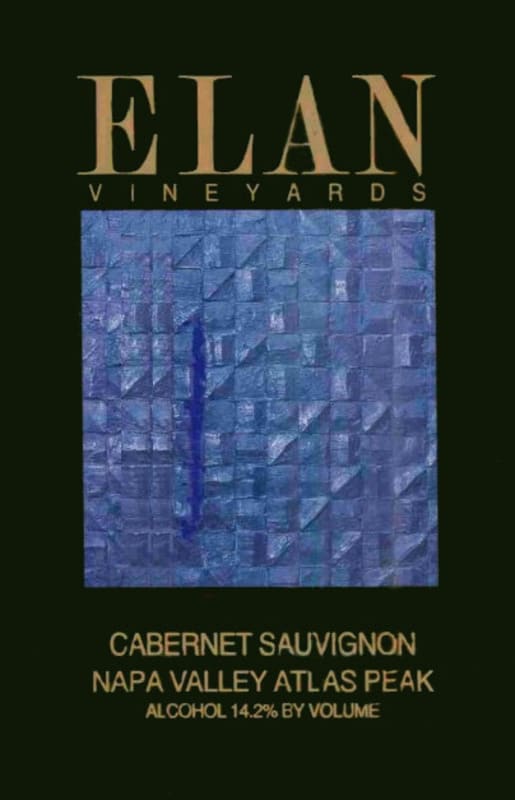 Elan Vineyards Cabernet Sauvignon 2003 Front Label